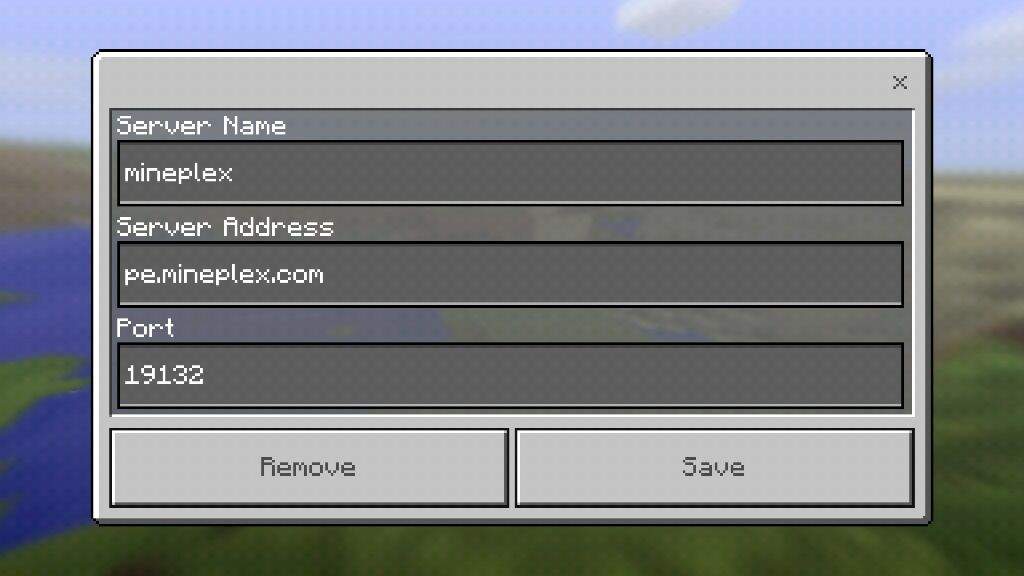 mineplex server address