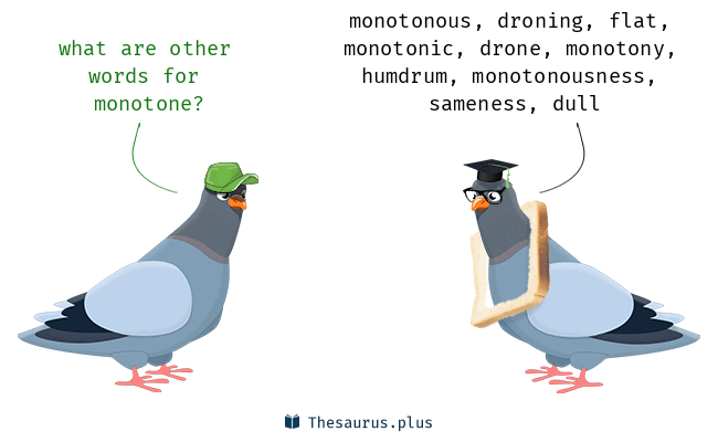 monotone synonym