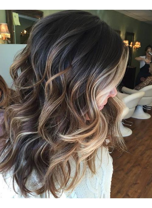 good highlight colors for dark brown hair