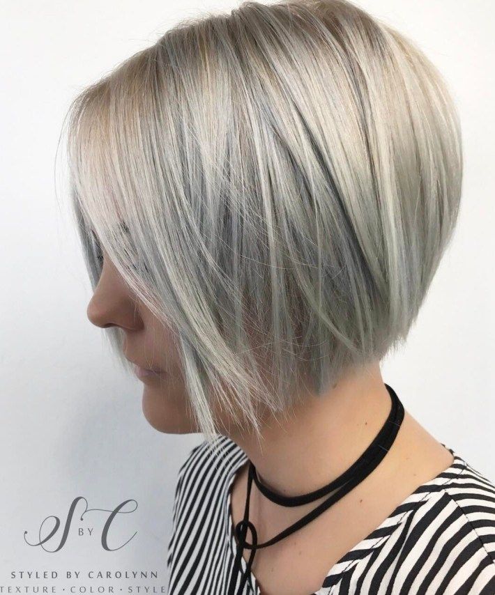 inverted bob haircut for thin hair