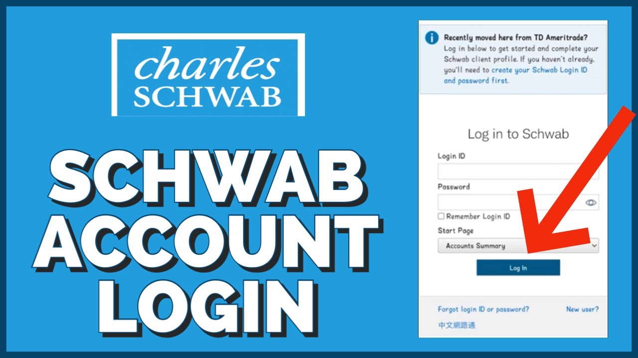 login to charles schwab