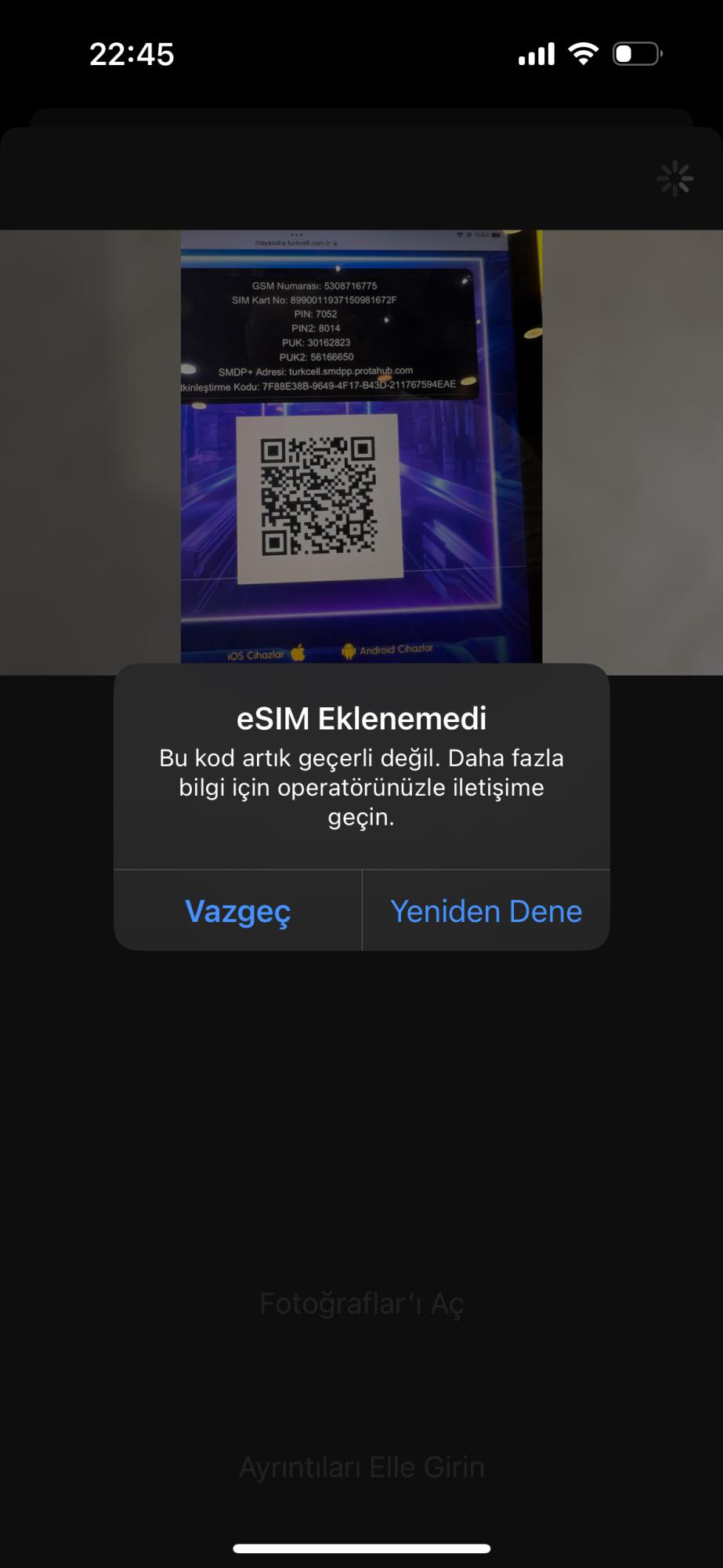 turkcell e sim fiyat