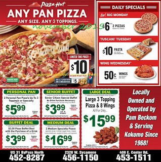 pizza hut coupon code mn