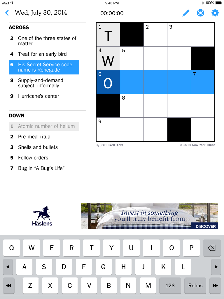 new york mini crossword