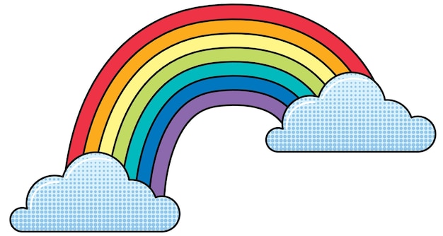 rainbow colors clipart