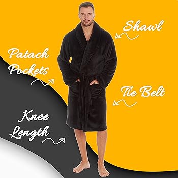 mens plus size dressing gown