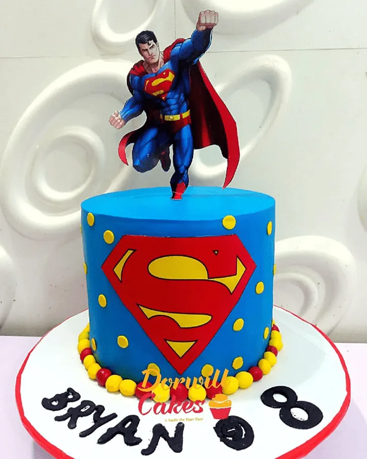 superman cake decoration