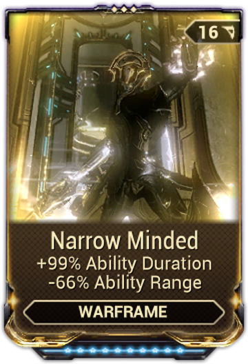 narrow minded warframe