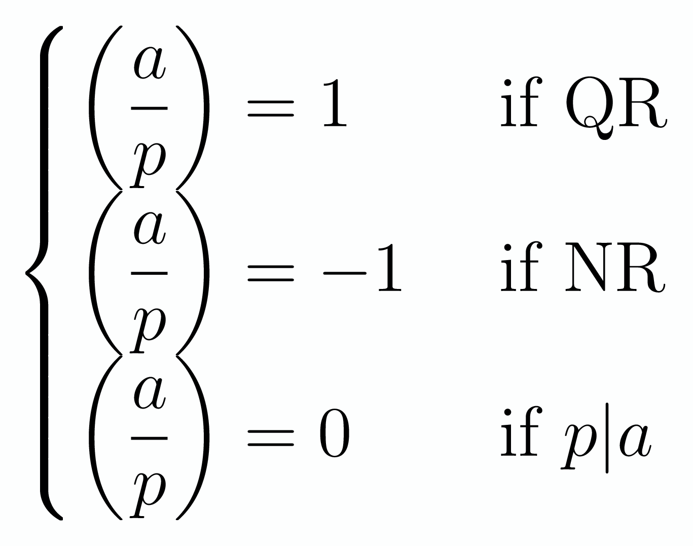 legendre symbol calculator