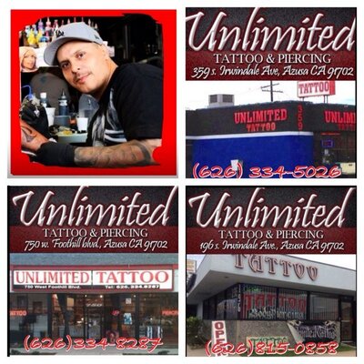 unlimited tattoo azusa ca