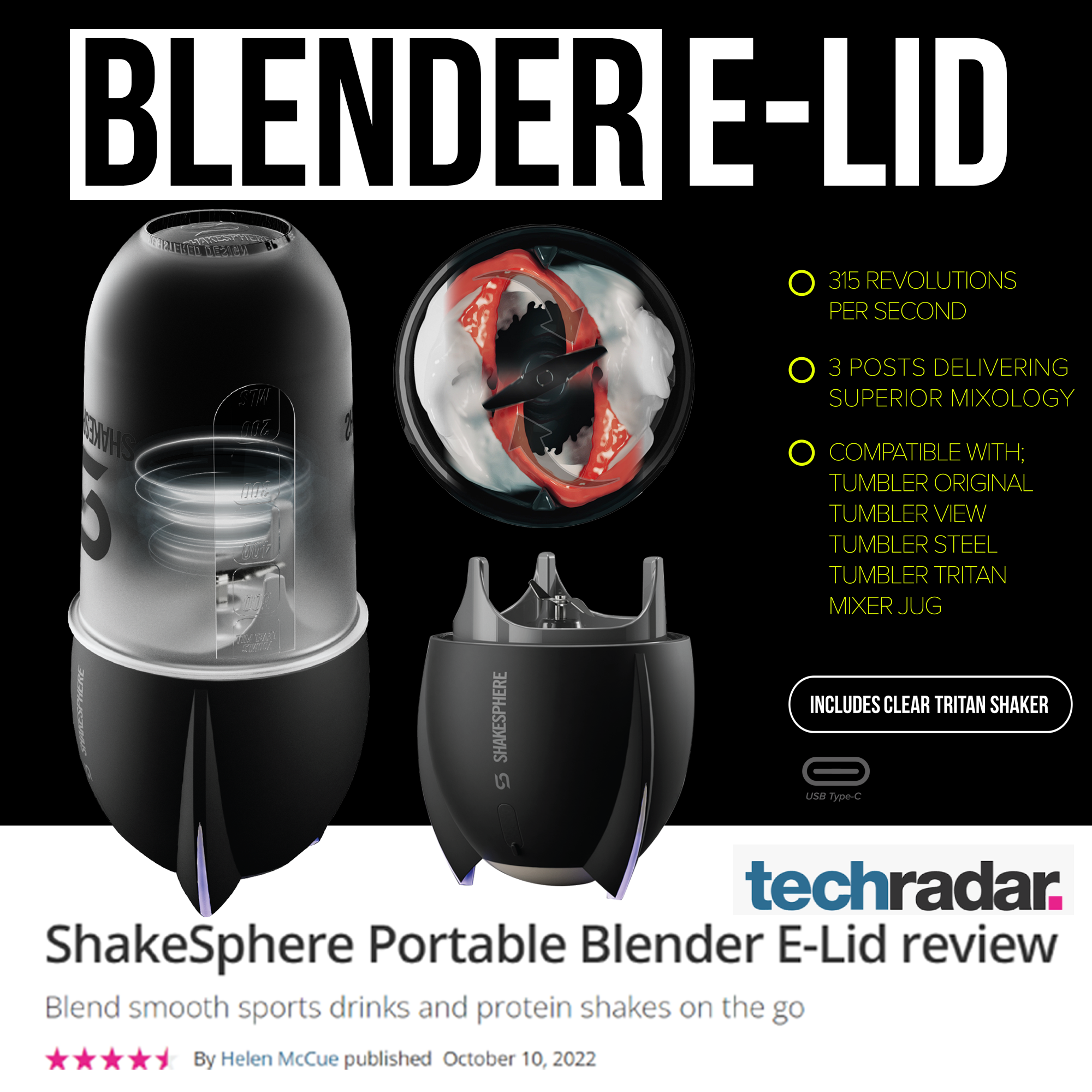 shakesphere portable blender