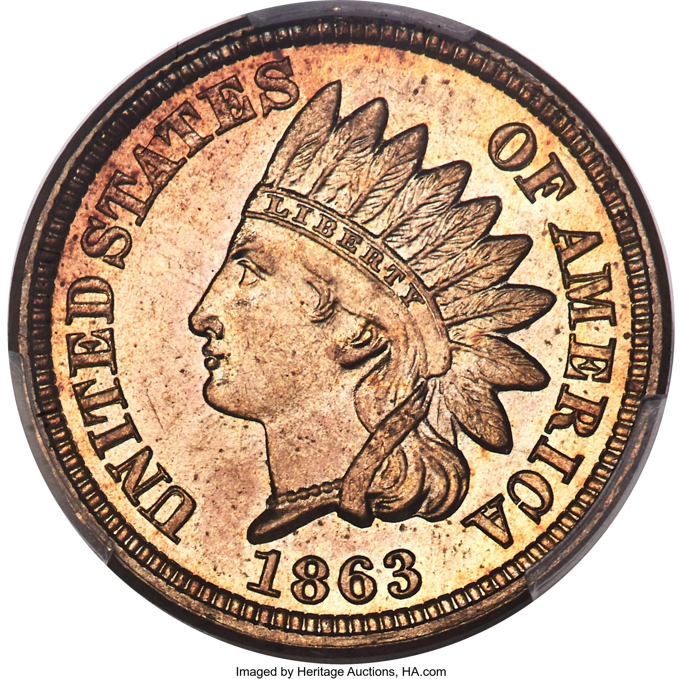 1863 penny