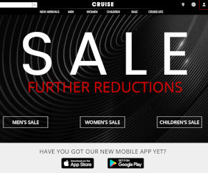 cruise clothing discount code