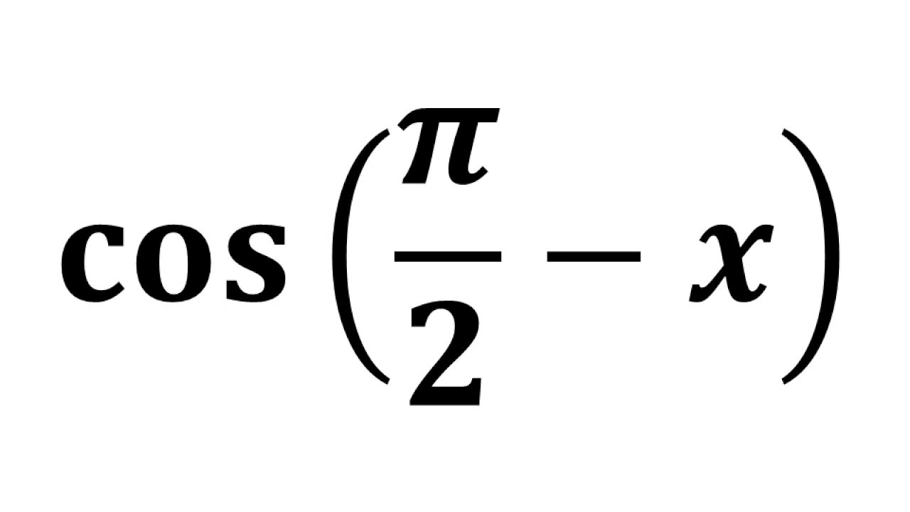 cos pi /2