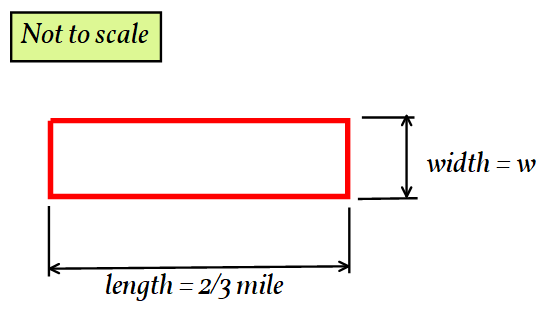 2/3 of a mile