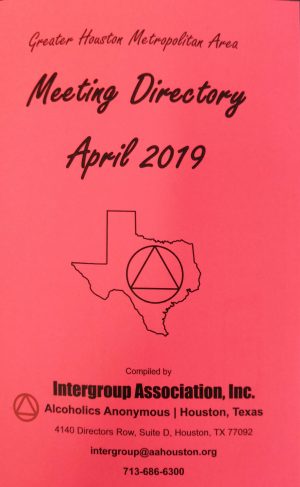 houston aa intergroup