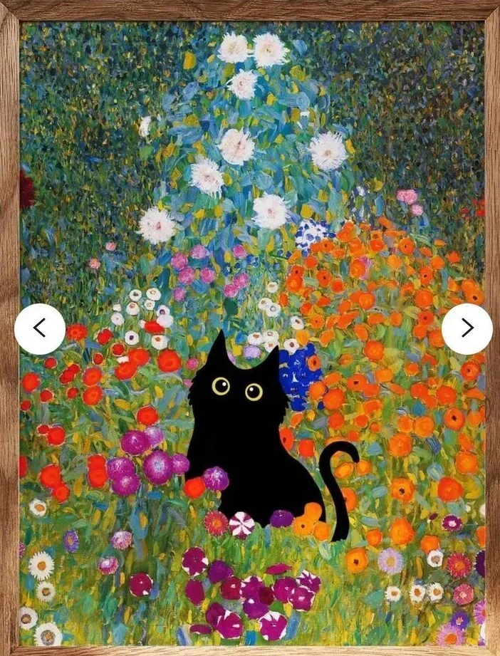 garden cat klimt