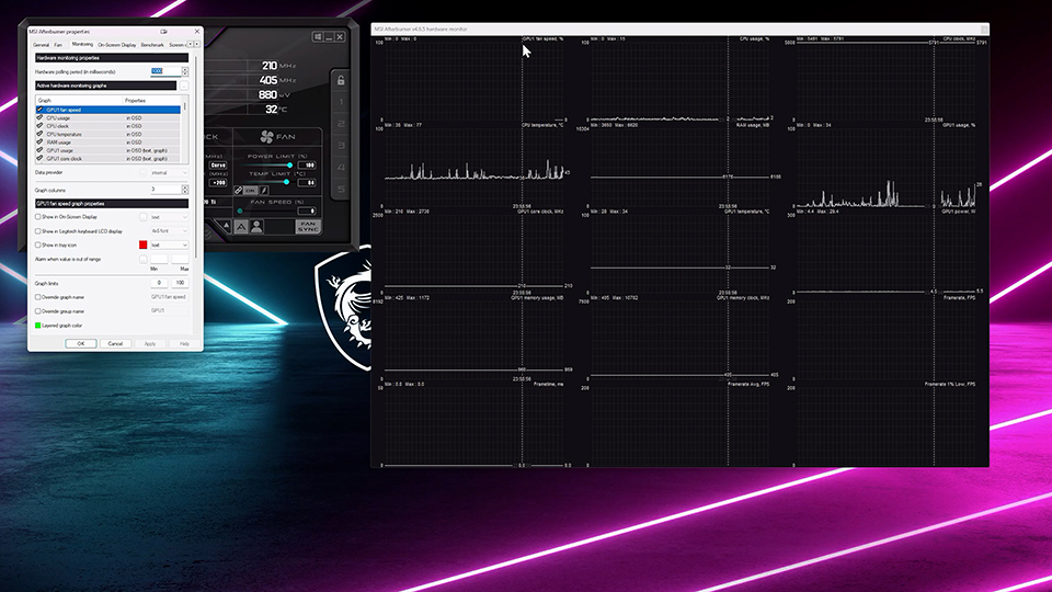 msi afterburner cpu fan speed