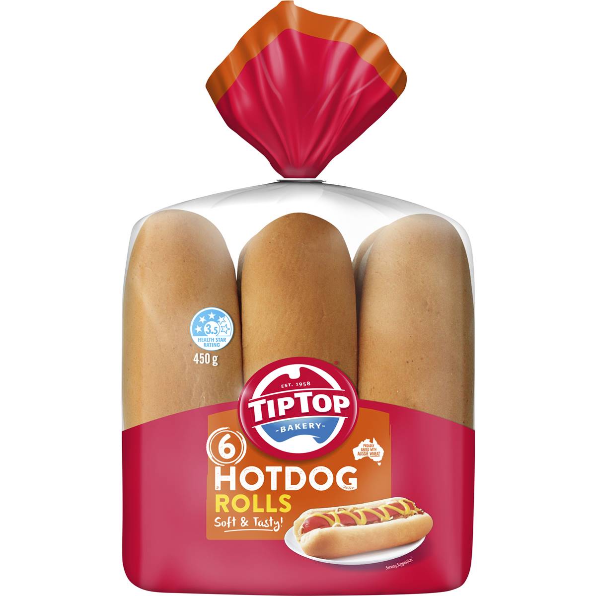 woolworths hot dog rolls