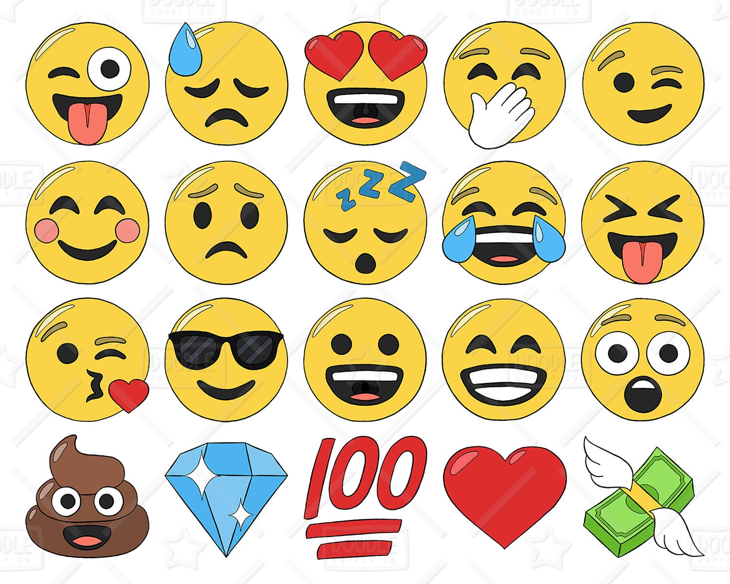 emojis clipart