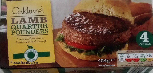 aldi lamb burgers