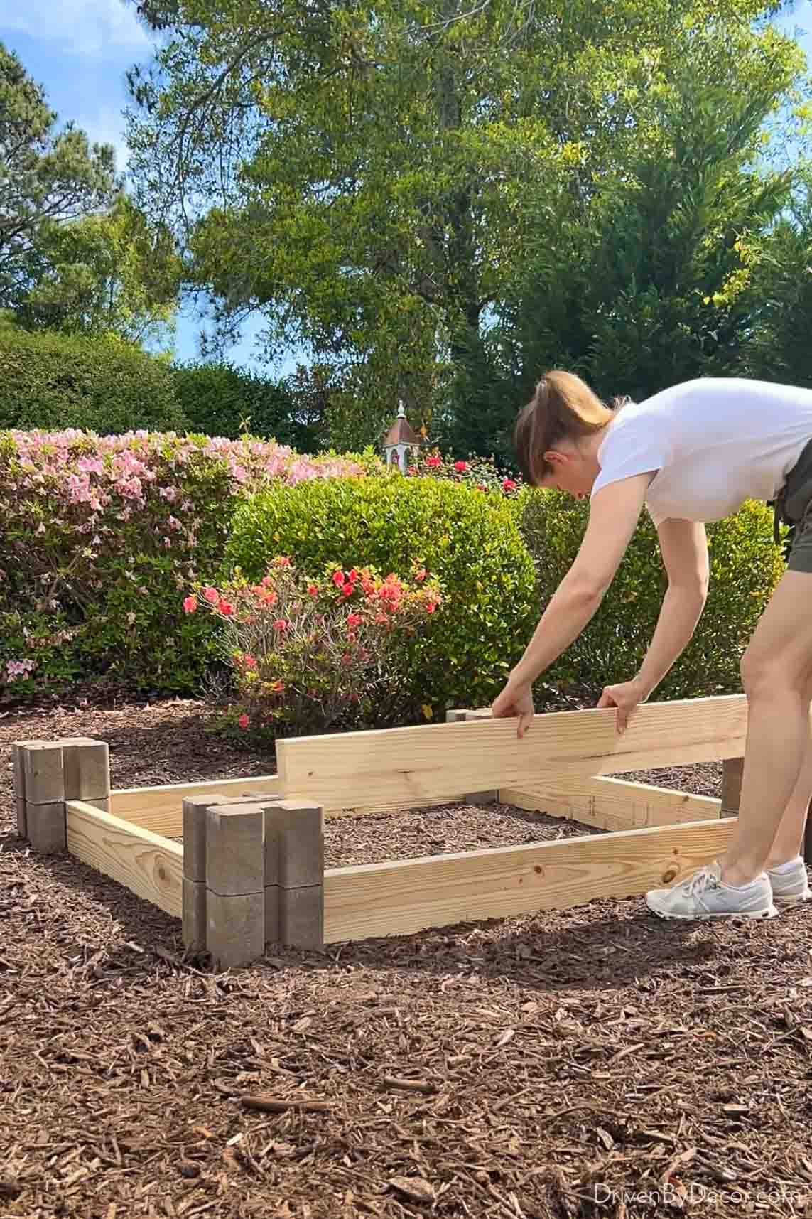 inexpensive raised garden beds