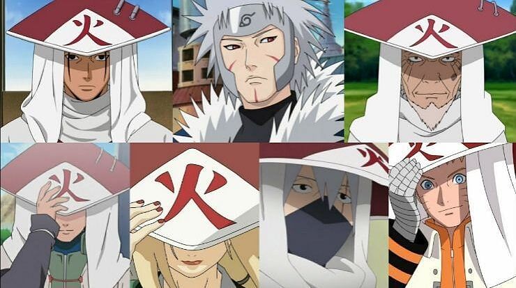 all naruto hokages in order