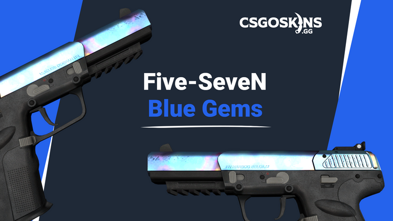 five seven blue gem