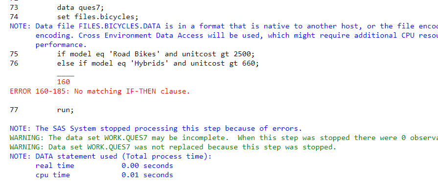 if then statements in sas