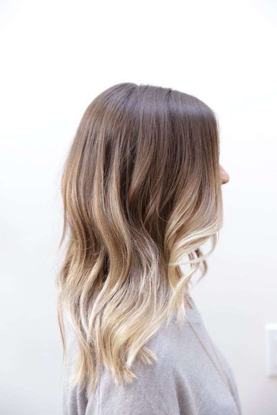 ombre hair brown and blonde