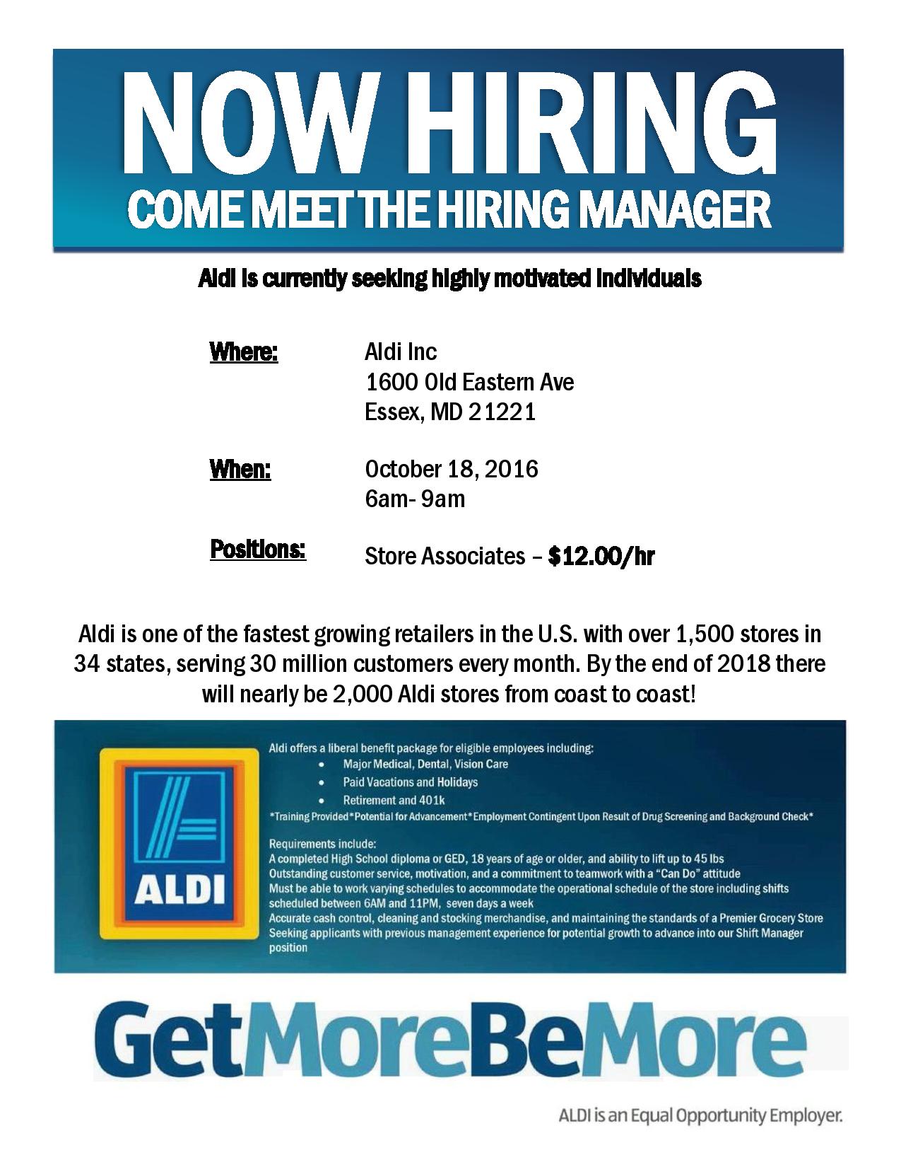 aldi hiring