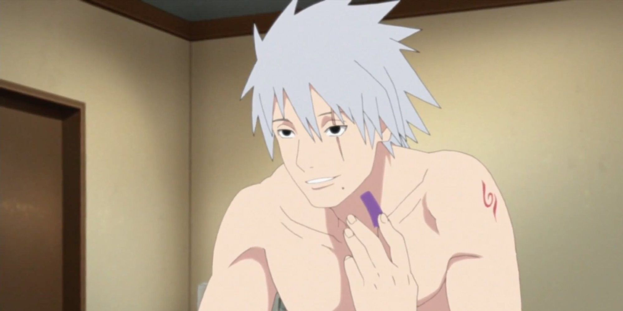 kakashi without mask boruto