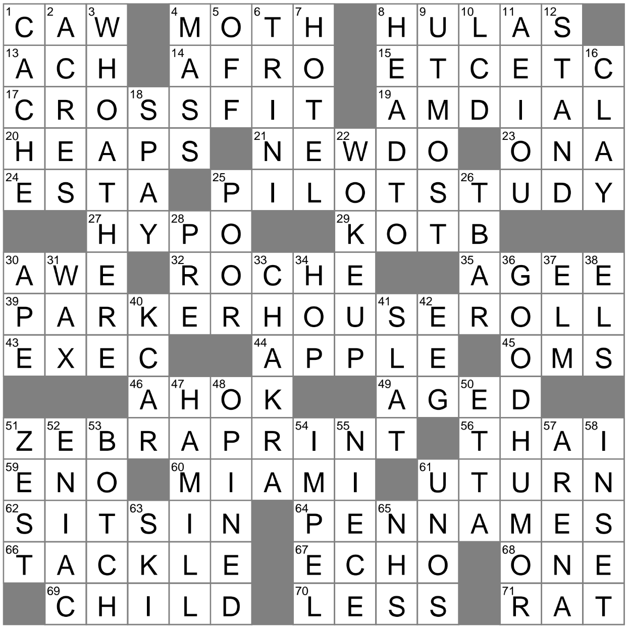 stock pile crossword clue