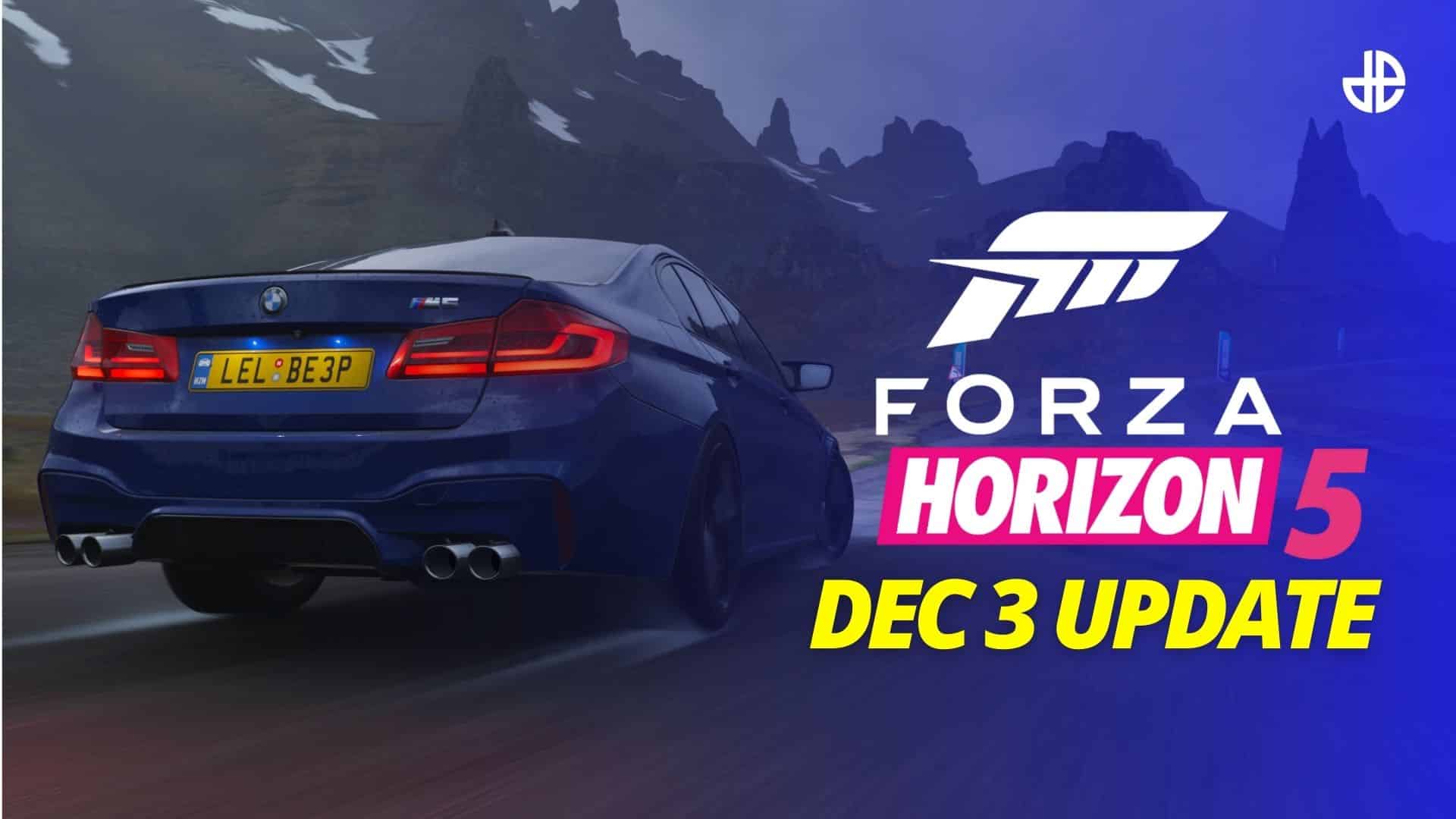 forza horizon 5 update today