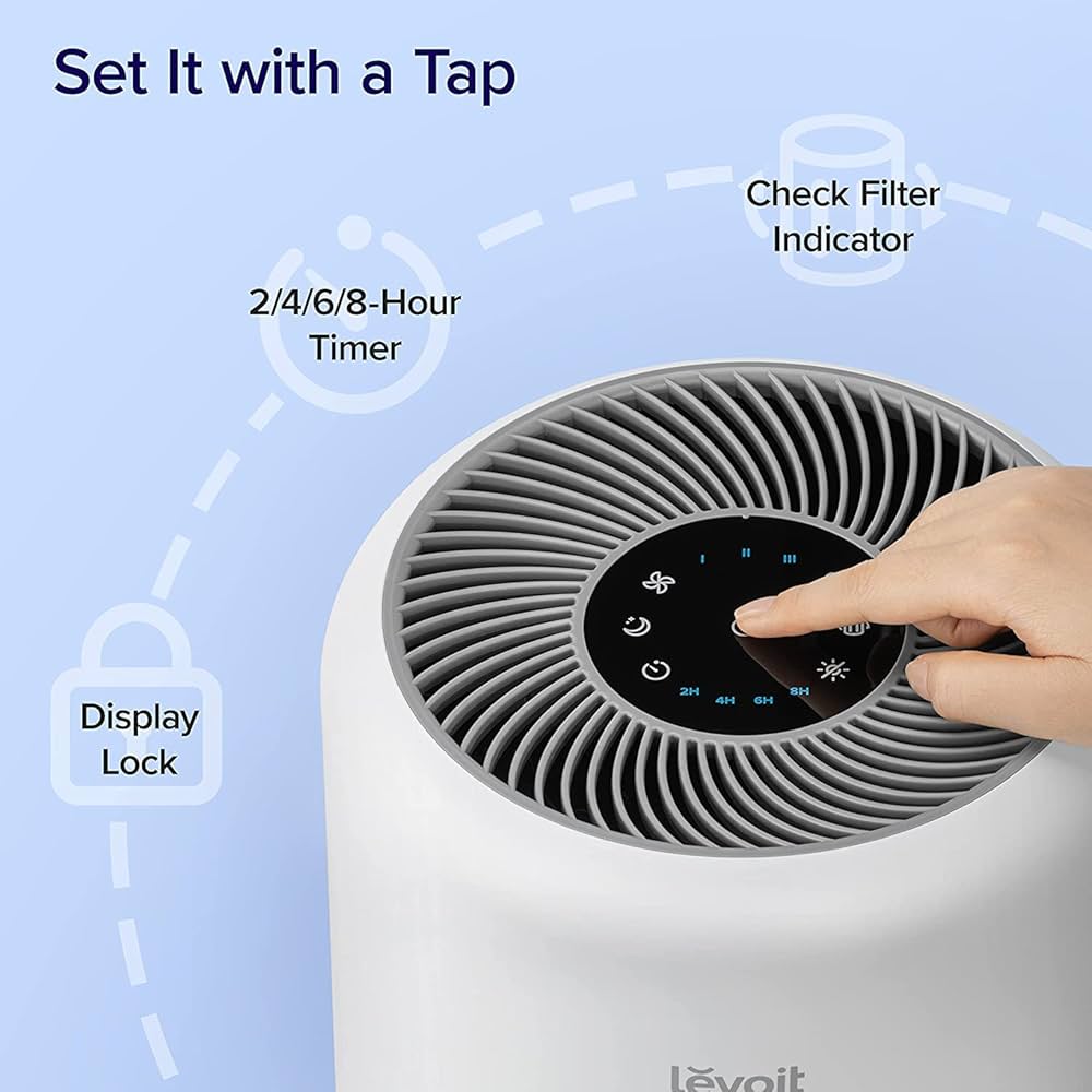 levoit air purifier locked