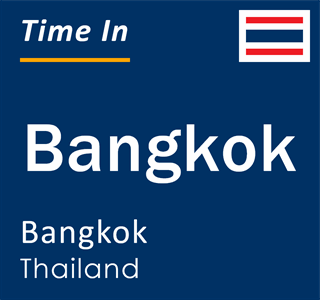 local time bangkok thailand