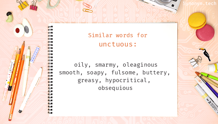 unctuous synonym