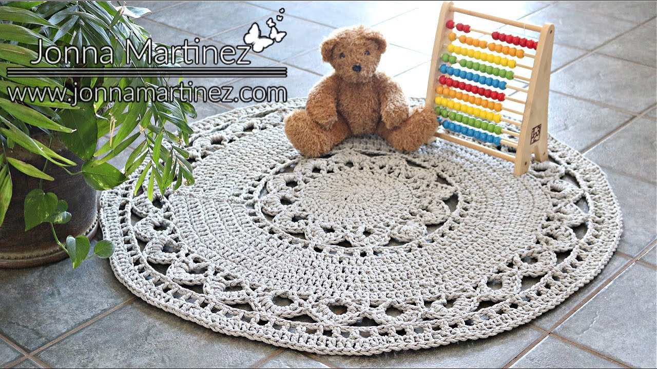 crochet floor mat pattern