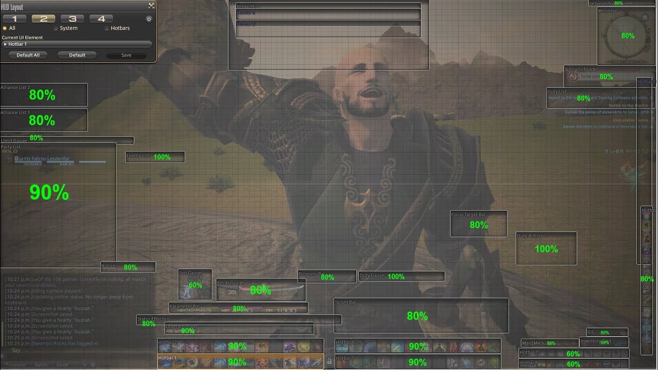 ff14 hud layout ideas