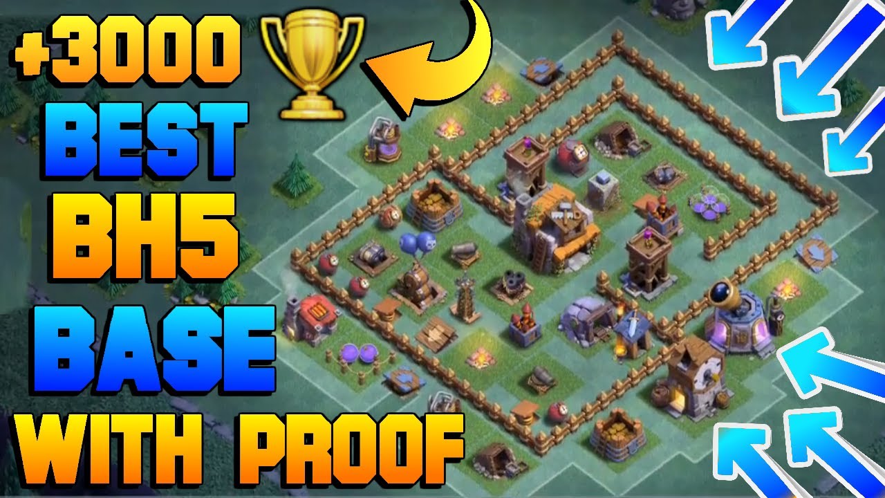 clash of clans builder hall 5 base