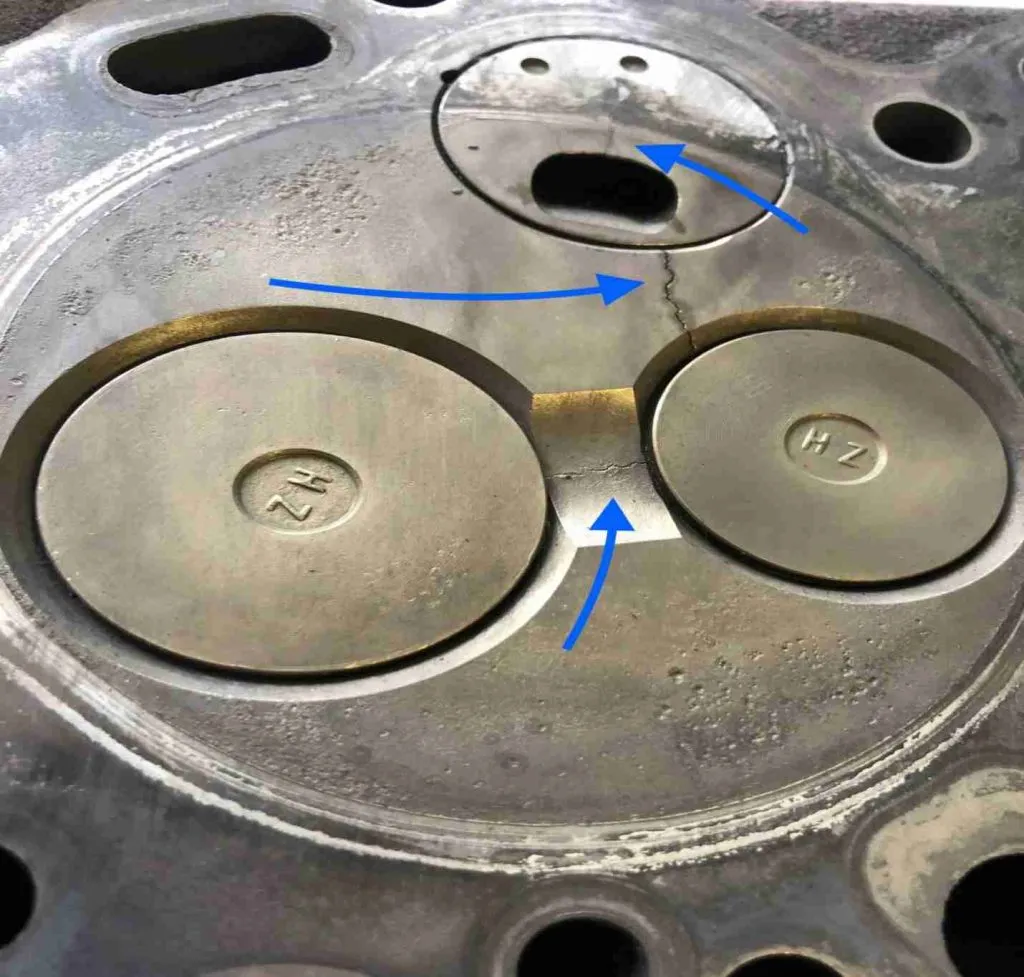 signs of bad cylinder head