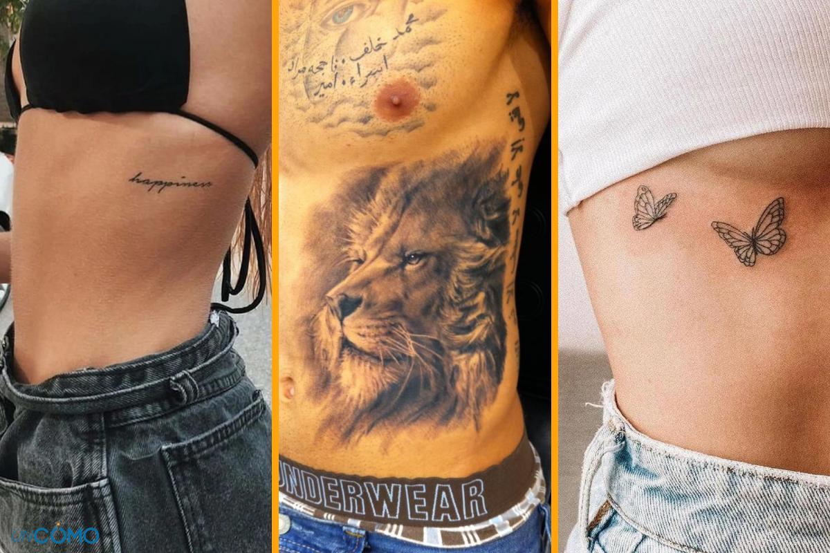 originales tatuajes en las costillas para mujer