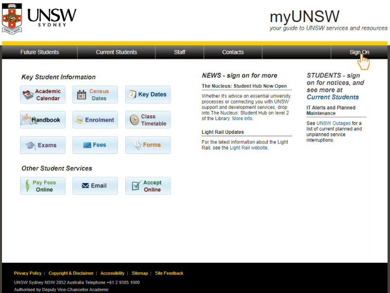 unsw myunsw