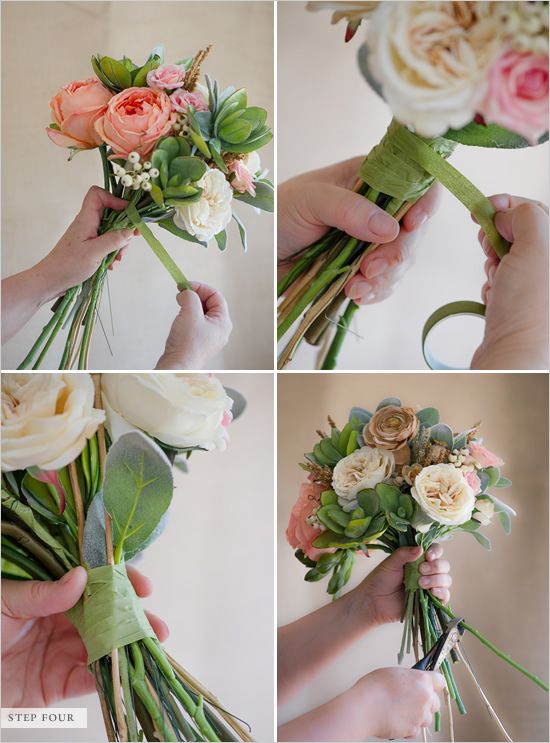 artificial bridesmaid bouquet