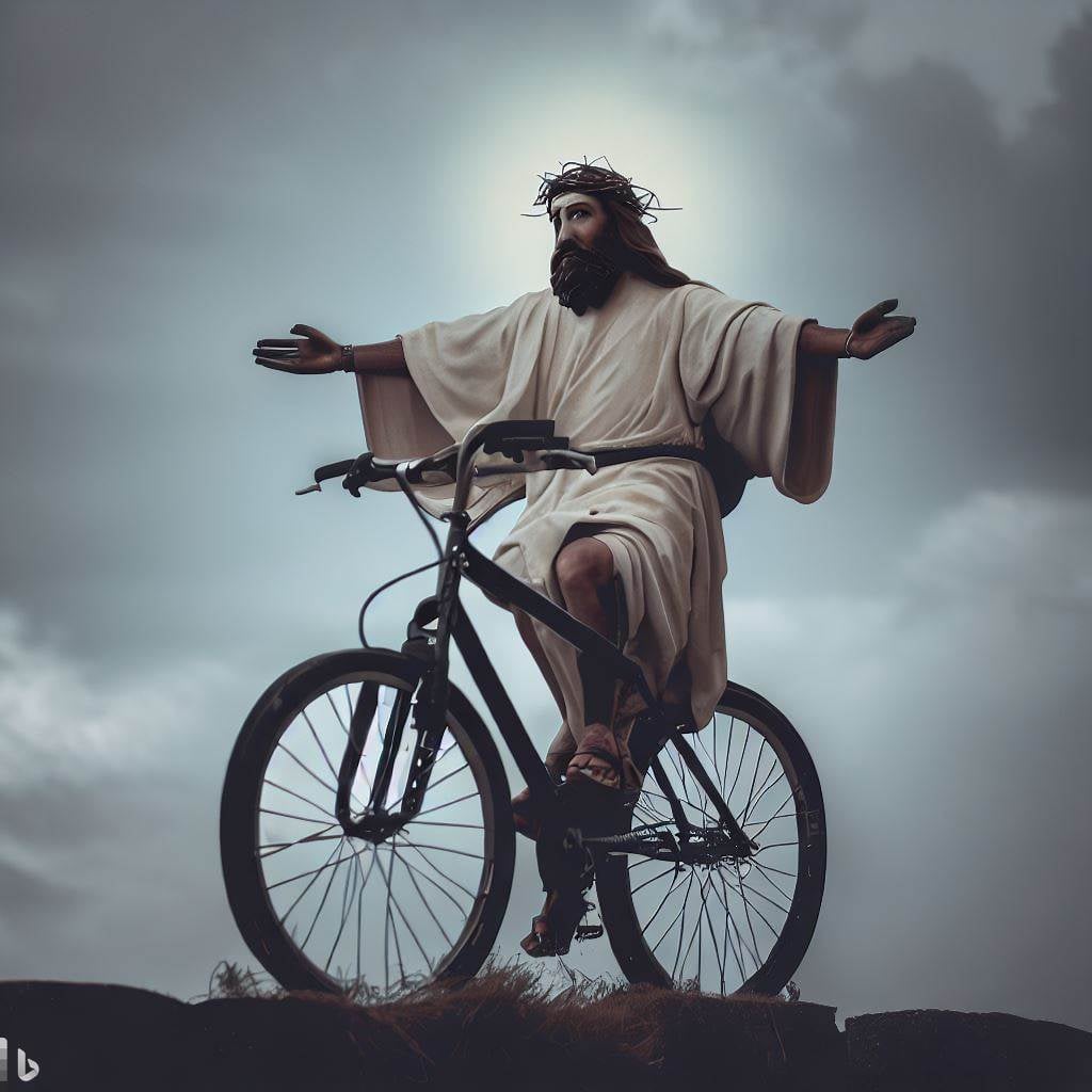 christ on a bike origin