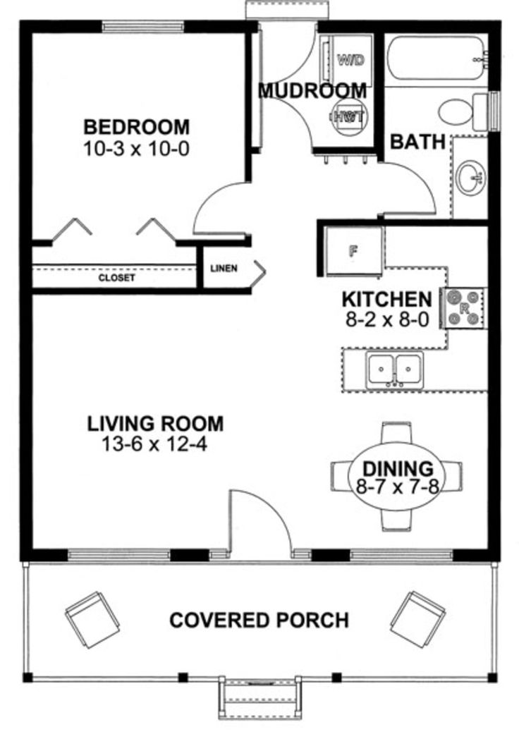 1 bedroom cabin plans