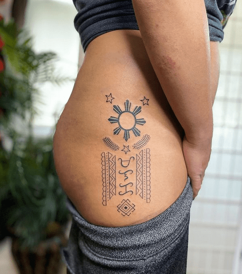 filipino tattoo sun