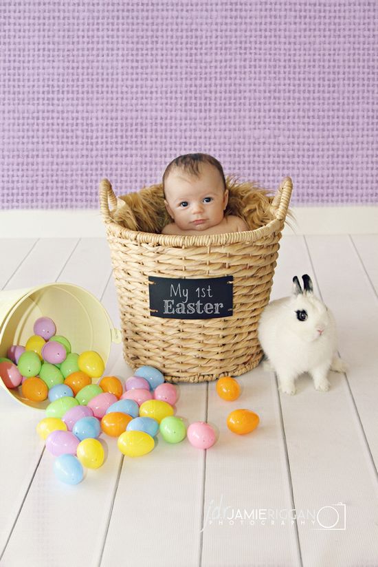 newborn easter photo ideas