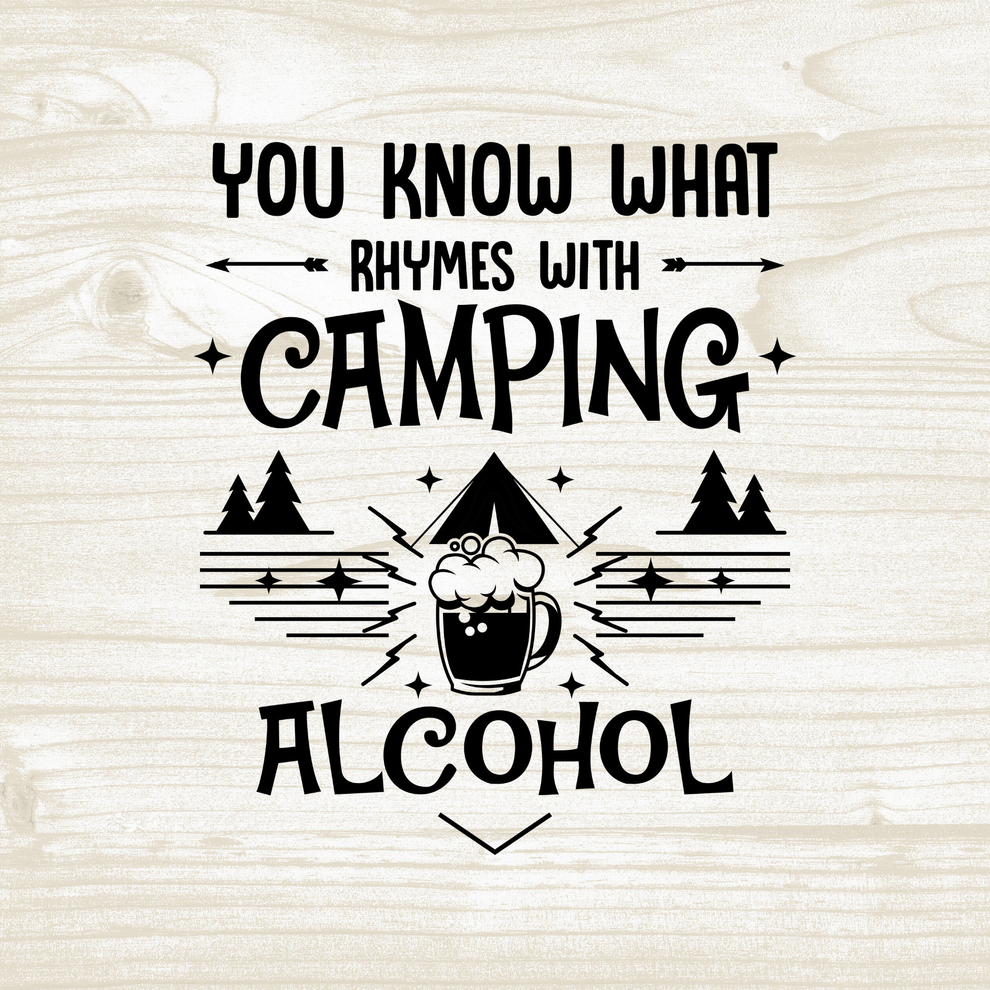 funny camping svg