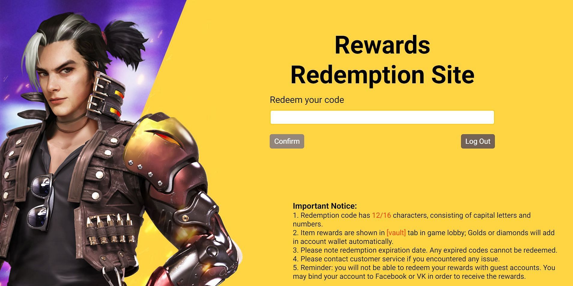 free fire repetition site